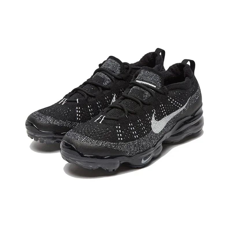 NIke Air Vapormax 2023 Flyknit Men and Women's Black Men's Air Cushion Race Shoes