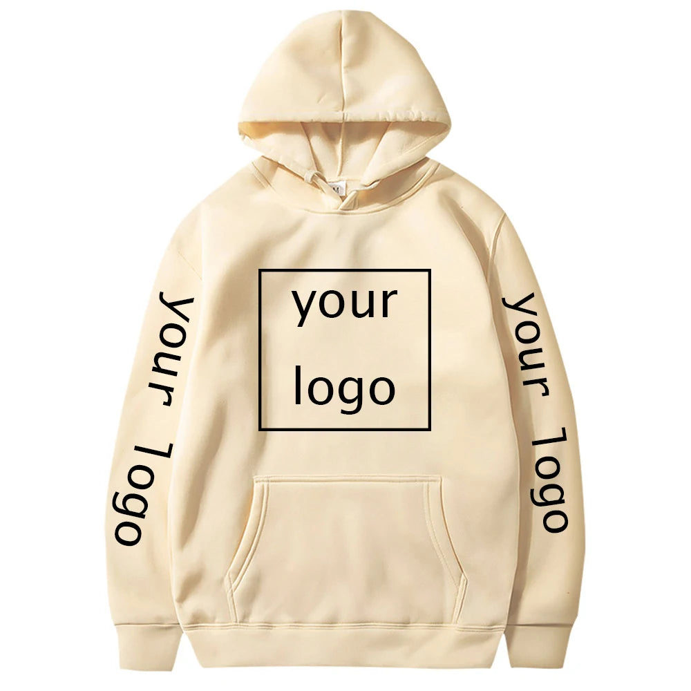 Your Own Design Brand Logo/Picture Personalized Custom Men Women Text DIY Hoodies Sweatshirt Casual Hoody Clothing Fashion New