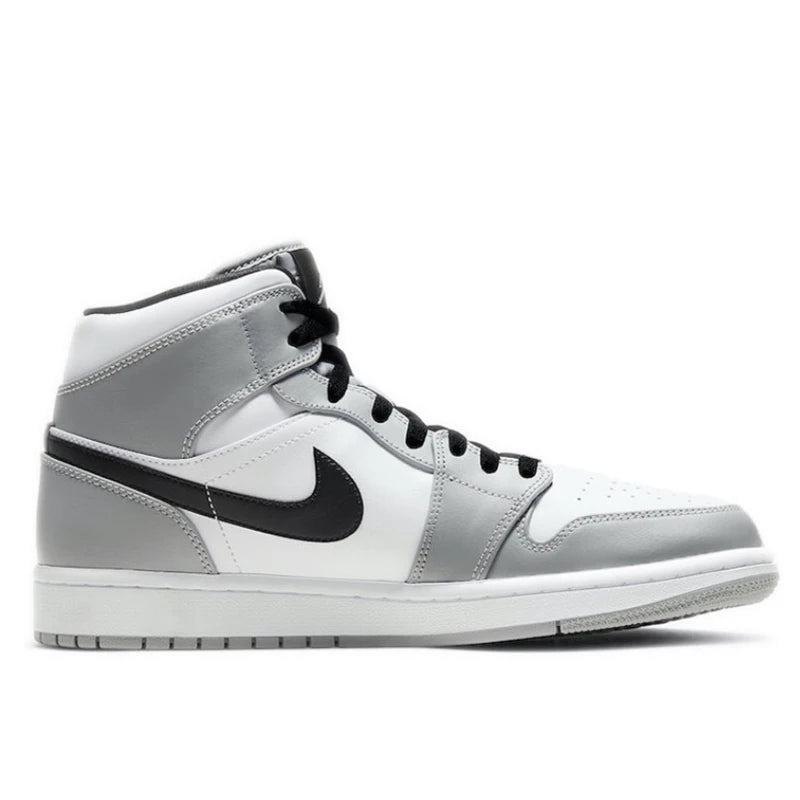 Nike x Air Jordan 1 Retro High OG Basketball Shoes For Men's Women's Classics Grey Smoke Outdoor Sports Sneakers