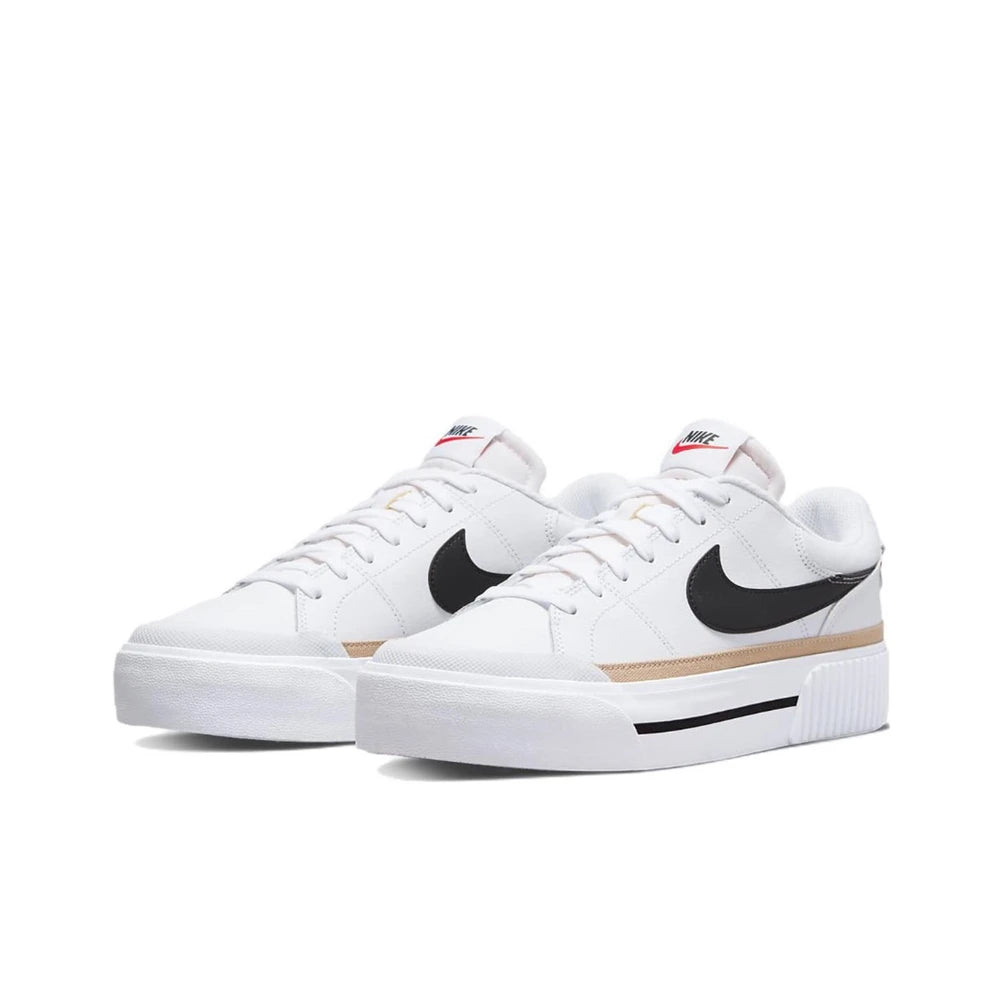 Nike Court Legacy Lift Casual Shoes For Men Women Fashion Thick Sole Massage Skateboard Sport Sneaker DM7590-100