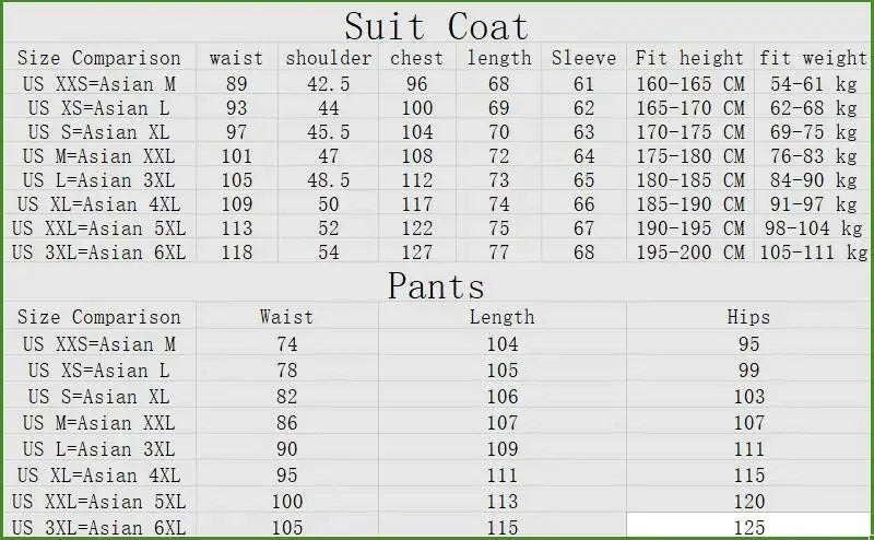 Fashion New Men's Business Double Breasted Solid Color Suit Coat / Male Slim Wedding 2 Pieces Blazers Jacket Pants Trousers