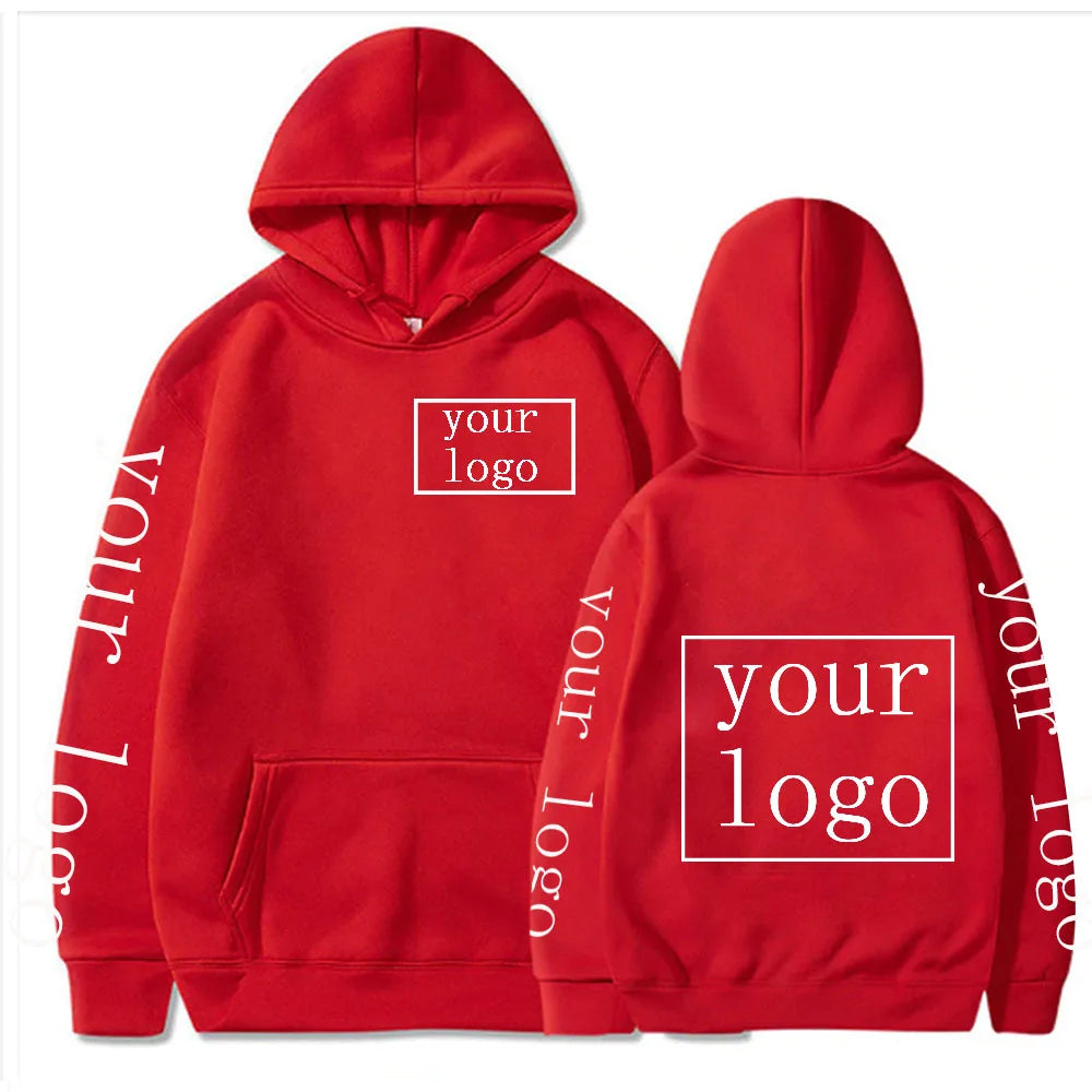 Your Own Design Brand Logo/Picture Personalized Custom Men Women Text DIY Hoodies Sweatshirt Casual Hoody Clothing Fashion New