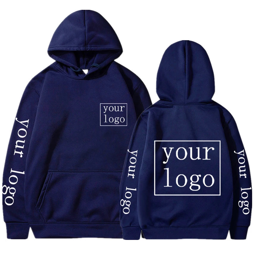 Your Own Design Brand Logo/Picture Personalized Custom Men Women Text DIY Hoodies Sweatshirt Casual Hoody Clothing Fashion New