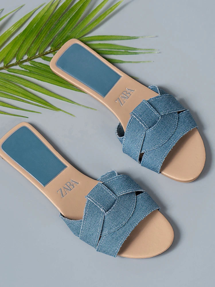 Summer Slippers Women Flat Luxury Outdoor Beach Flip Flops Female Sandals Trend Brand Design Slides Shoes Woman 2024 Big Size 42