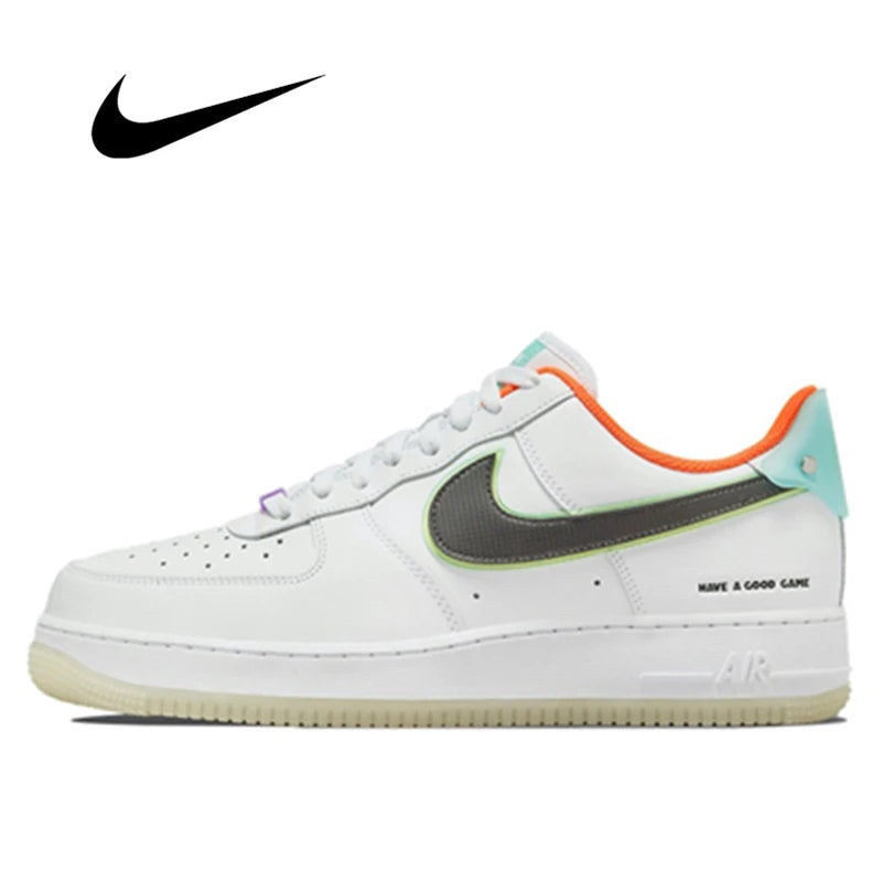 Nike Air Force 1 Panda Leather Skateboard Shoes For Men Woman Comfortable Nikes af1 Casual Sneakers Outdoor Flat Sports Trainers