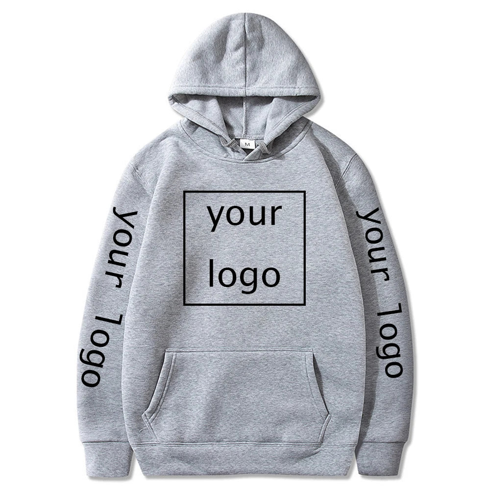 Your Own Design Brand Logo/Picture Personalized Custom Men Women Text DIY Hoodies Sweatshirt Casual Hoody Clothing Fashion New