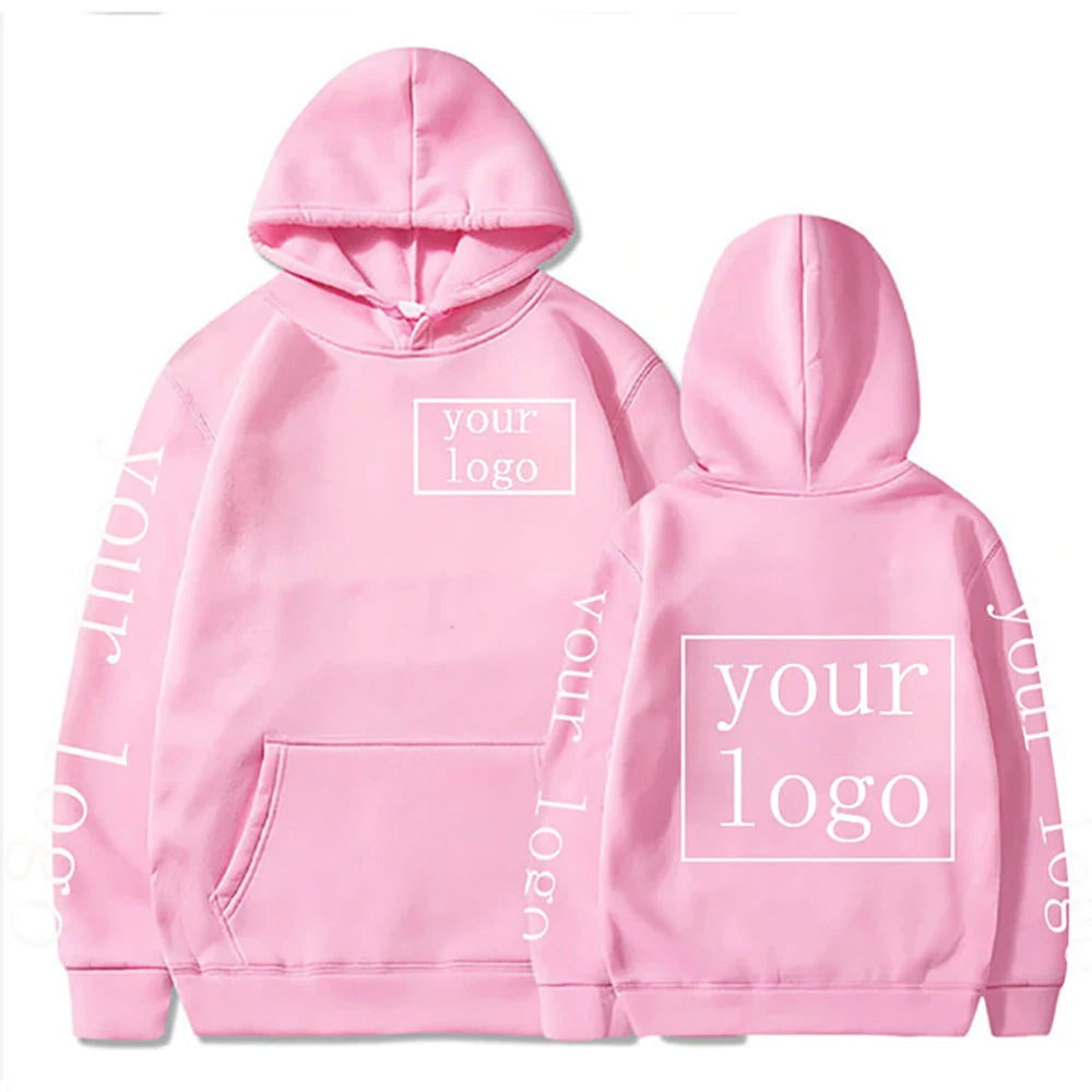 Your Own Design Brand Logo/Picture Personalized Custom Men Women Text DIY Hoodies Sweatshirt Casual Hoody Clothing Fashion New