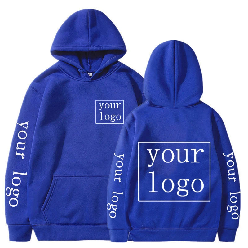 Your Own Design Brand Logo/Picture Personalized Custom Men Women Text DIY Hoodies Sweatshirt Casual Hoody Clothing Fashion New