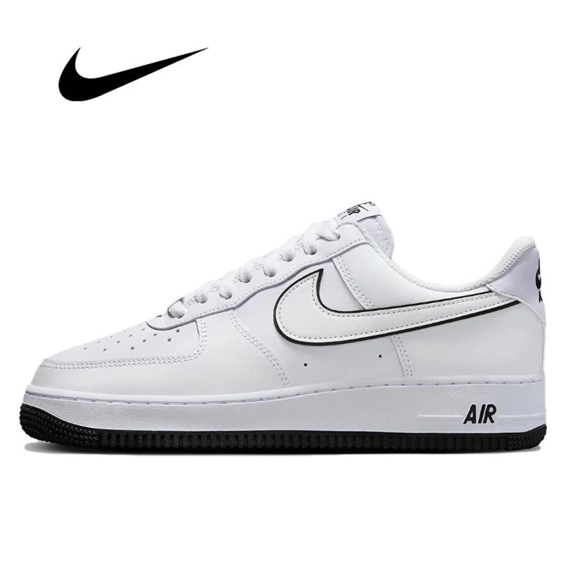 Nike Air Force 1 Panda Leather Skateboard Shoes For Men Woman Comfortable Nikes af1 Casual Sneakers Outdoor Flat Sports Trainers