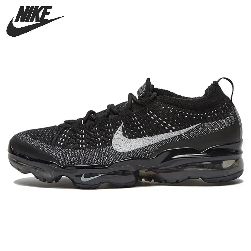 NIke Air Vapormax 2023 Flyknit Men and Women's Black Men's Air Cushion Race Shoes