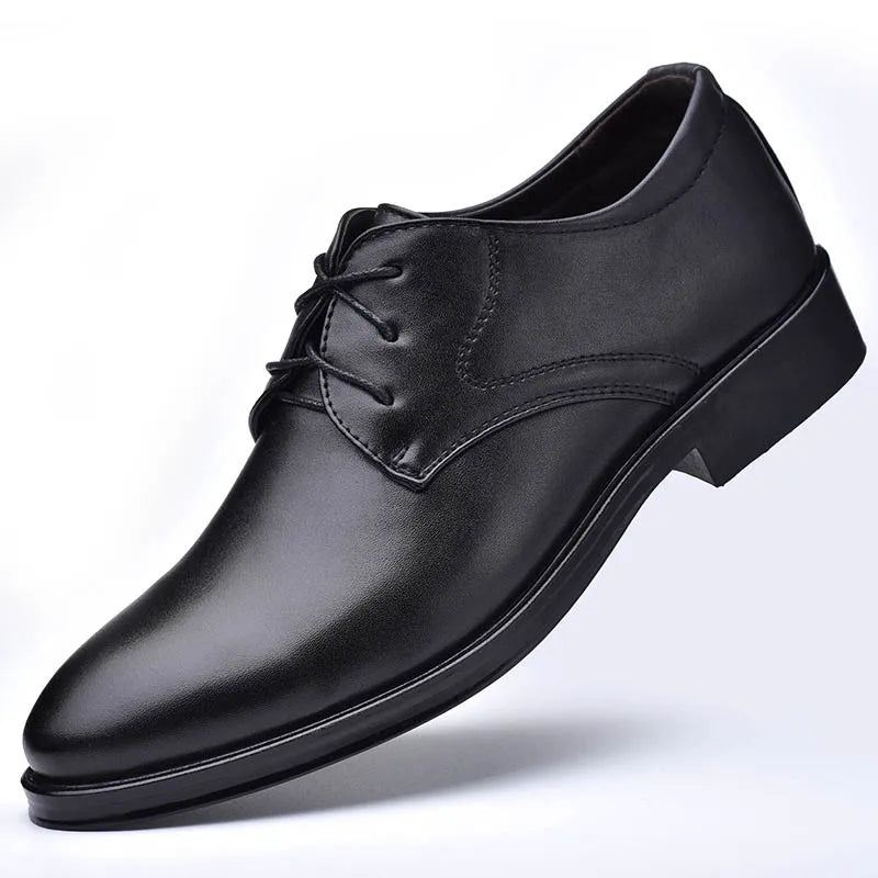 Shoes for Men Shoes Leather Shoes Business Dress Shoes All-Match Casual Shock-Absorbing Wear-Resistant Footwear Chaussure Homme