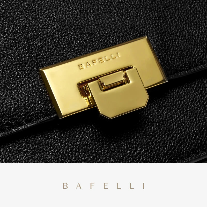 BAFELLI HANDBAG WOMEN'S 2023 NEW FASHION SHOULDER ALL-MATCHING MINIMALIST CHAIN BAG PURSE CASUAL VERSATILE STYLISH LUXURY BRAND