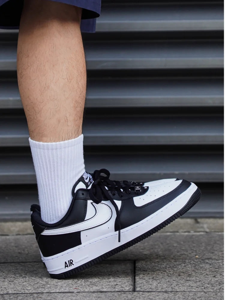 Nike Air Force 1 Panda Leather Skateboard Shoes For Men Woman Comfortable Nikes af1 Casual Sneakers Outdoor Flat Sports Trainers