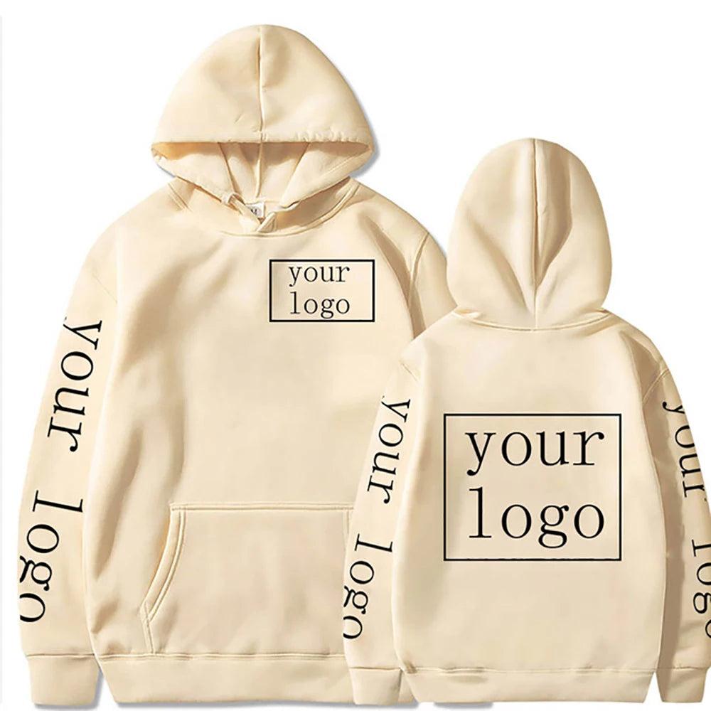 Your Own Design Brand Logo/Picture Personalized Custom Men Women Text DIY Hoodies Sweatshirt Casual Hoody Clothing Fashion New