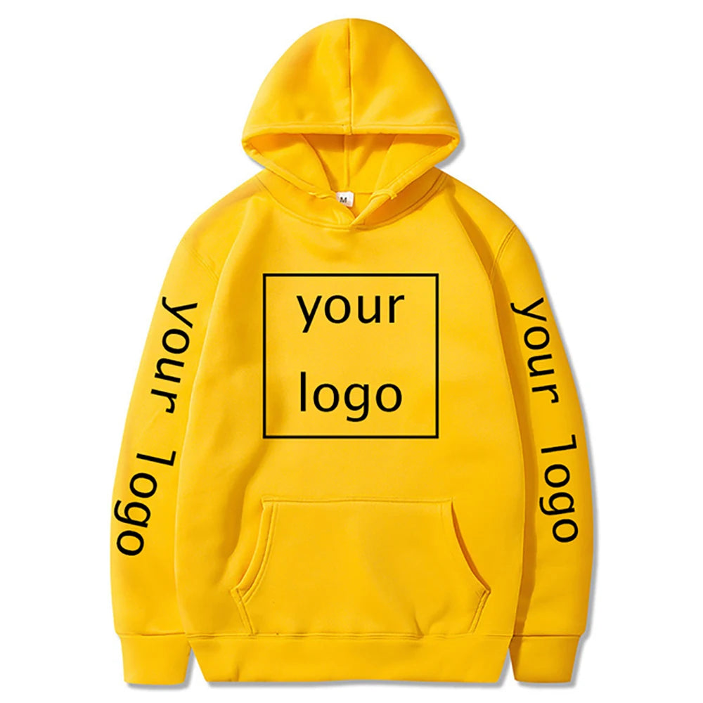 Your Own Design Brand Logo/Picture Personalized Custom Men Women Text DIY Hoodies Sweatshirt Casual Hoody Clothing Fashion New