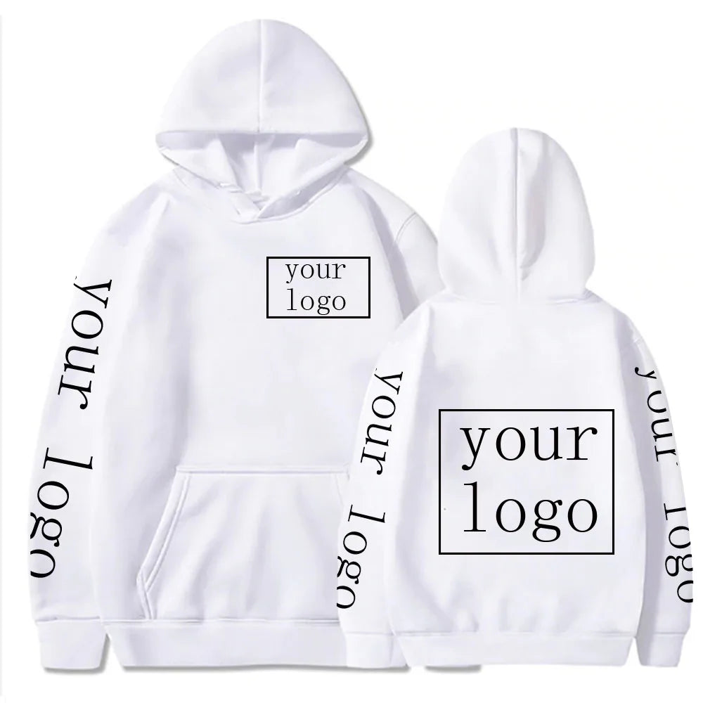 Your Own Design Brand Logo/Picture Personalized Custom Men Women Text DIY Hoodies Sweatshirt Casual Hoody Clothing Fashion New