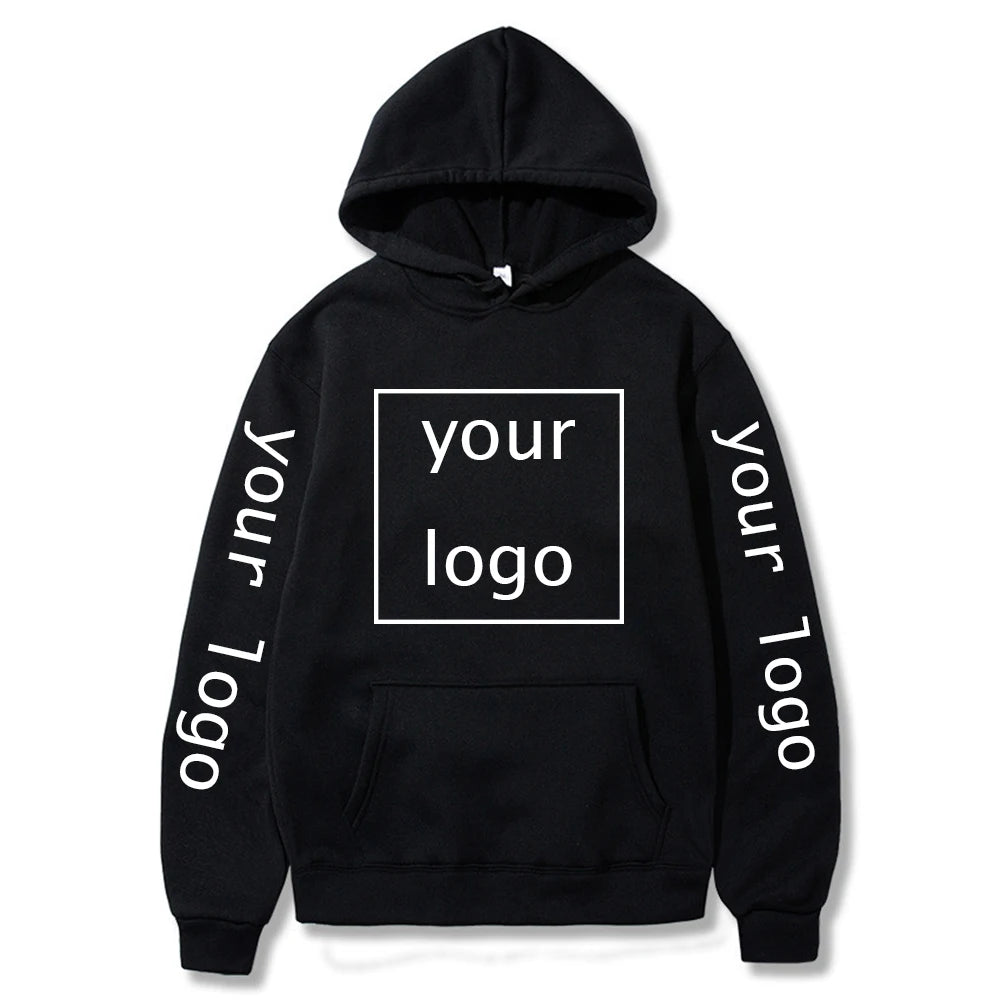 Your Own Design Brand Logo/Picture Personalized Custom Men Women Text DIY Hoodies Sweatshirt Casual Hoody Clothing Fashion New