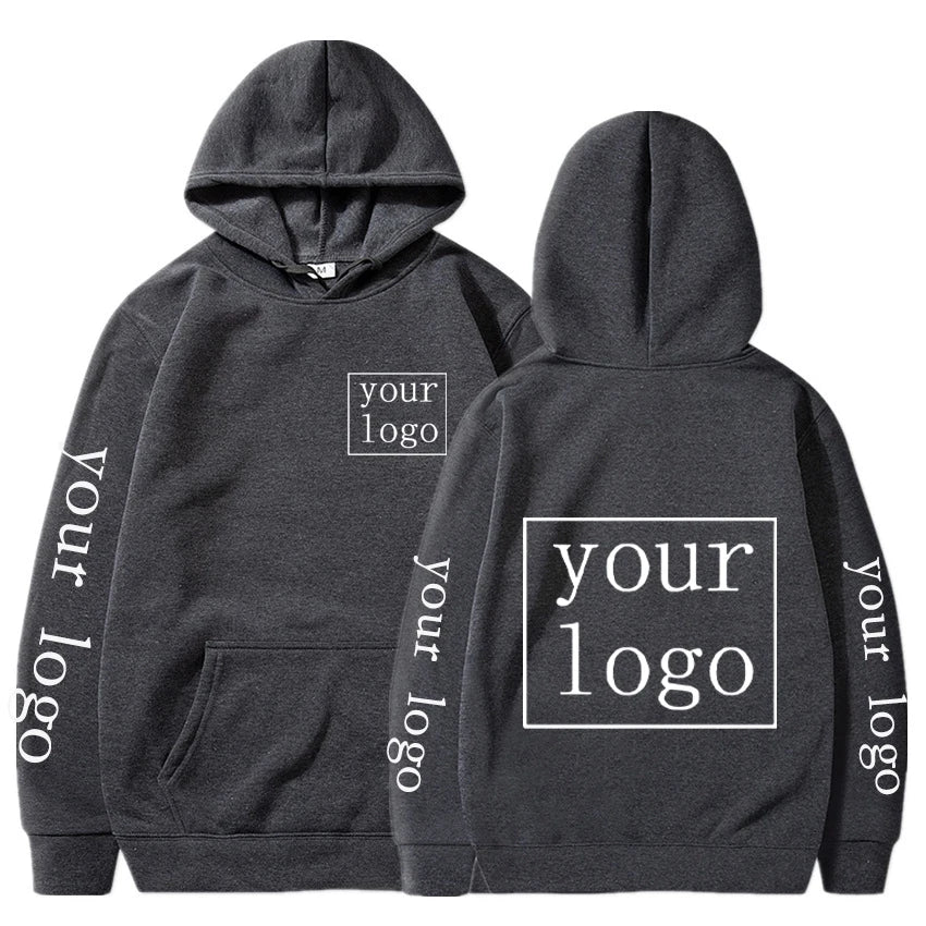 Your Own Design Brand Logo/Picture Personalized Custom Men Women Text DIY Hoodies Sweatshirt Casual Hoody Clothing Fashion New