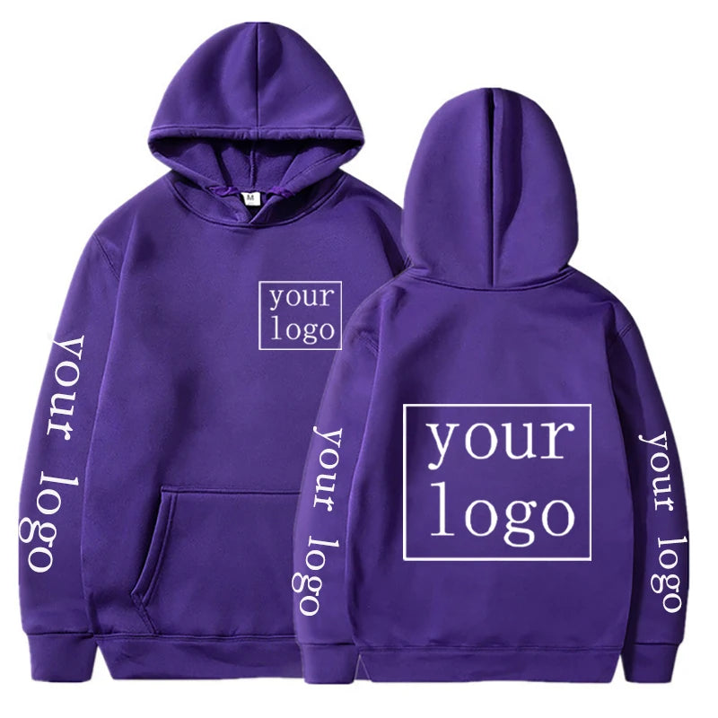 Your Own Design Brand Logo/Picture Personalized Custom Men Women Text DIY Hoodies Sweatshirt Casual Hoody Clothing Fashion New