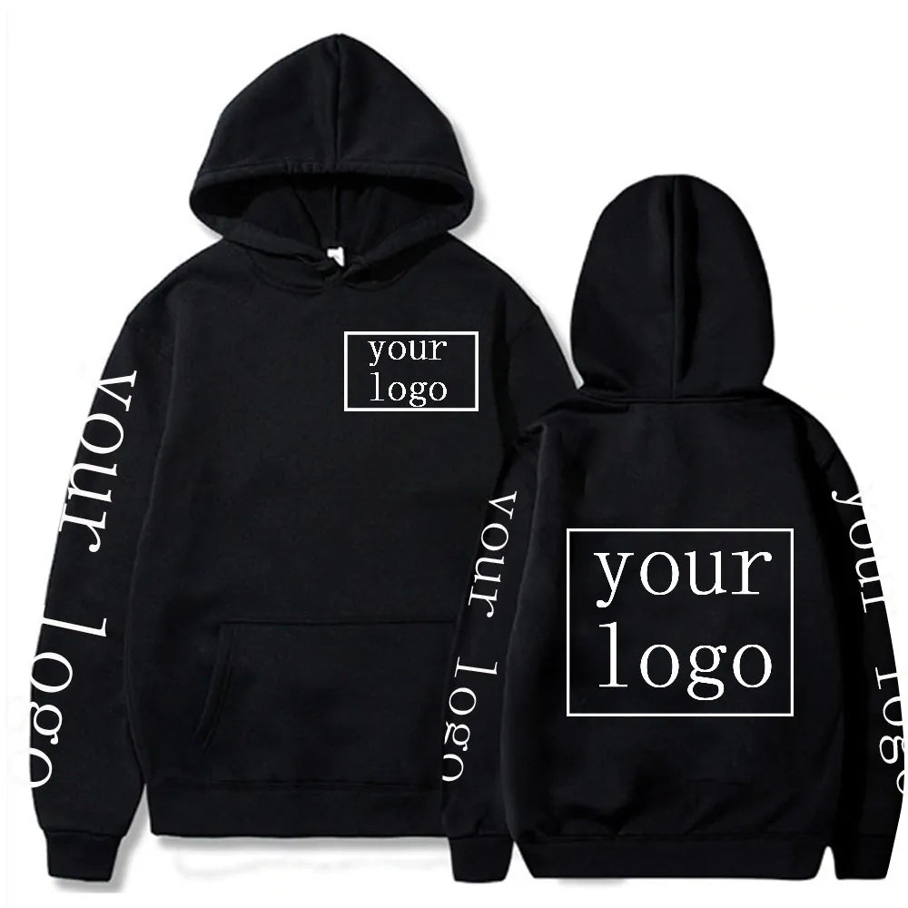 Your Own Design Brand Logo/Picture Personalized Custom Men Women Text DIY Hoodies Sweatshirt Casual Hoody Clothing Fashion New